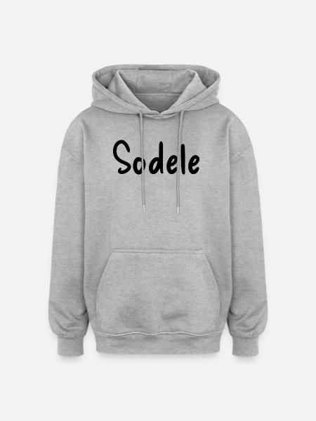 Sodele - Oversized Unisex Hoodie - heather grey