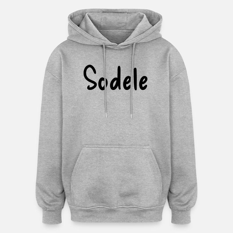 Sodele - Oversized Unisex Hoodie - heather grey