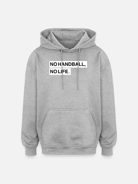 No Handball, no Life - Oversized Unisex Hoodie - heather grey