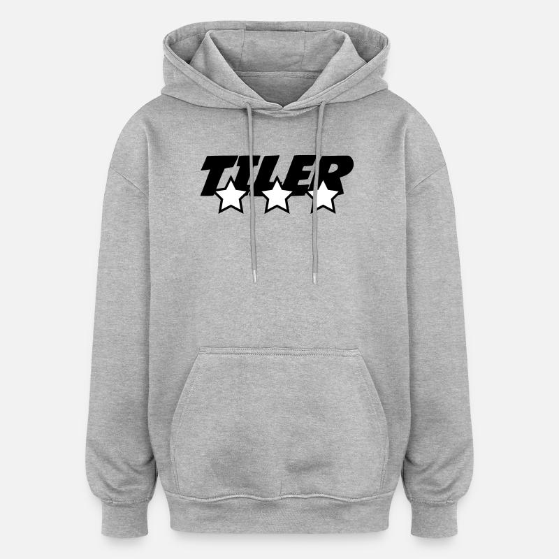 Carreleur *** pro carrelage pose précision métier  - Sweat à capuche oversize unisexe - gris chiné