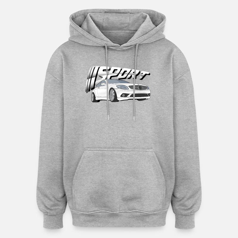Racing Silhouette CLS - Sweat à capuche oversize unisexe - gris chiné