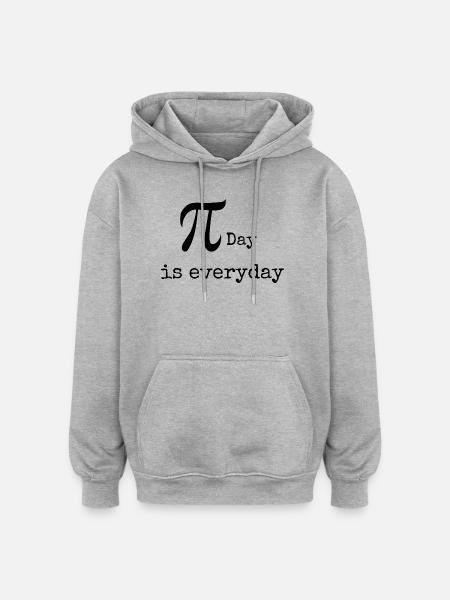 Math geek t-shirt - Oversized Unisex Hoodie - heather grey