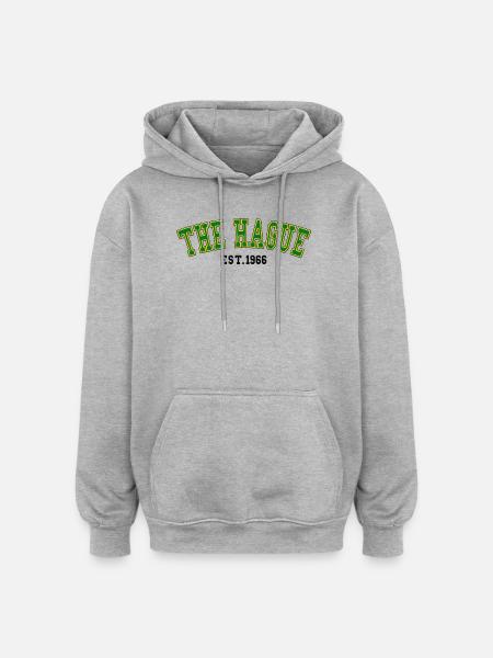 Den Haag gegründet 1966 - Oversized Unisex Hoodie - Grau meliert