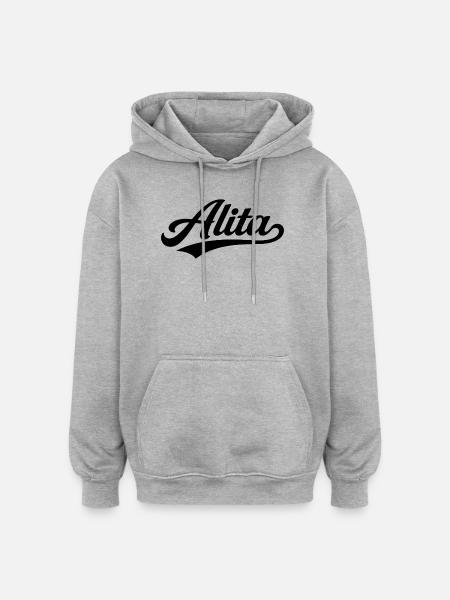 Alita name first last family - Oversized Unisex Hoodie - heather grey