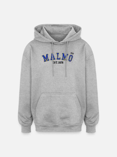 Malmö Est. 1976 - Oversized Unisex Hoodie - heather grey