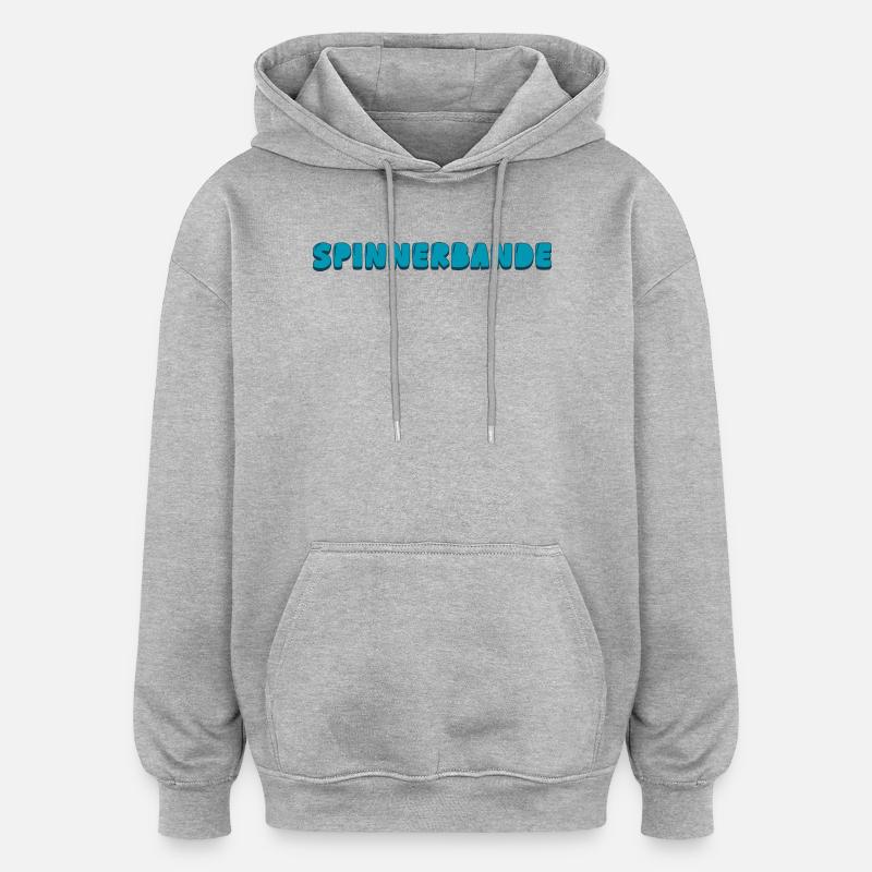 Bande de Louches - Sweat à capuche oversize unisexe - gris chiné