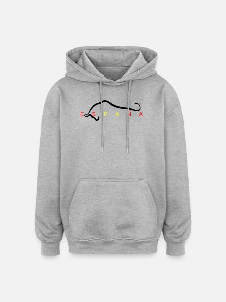 Espana - Oversized Unisex Hoodie - Grau meliert