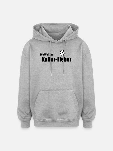 Kuller-Fieber - Oversized Unisex Hoodie - Grau meliert