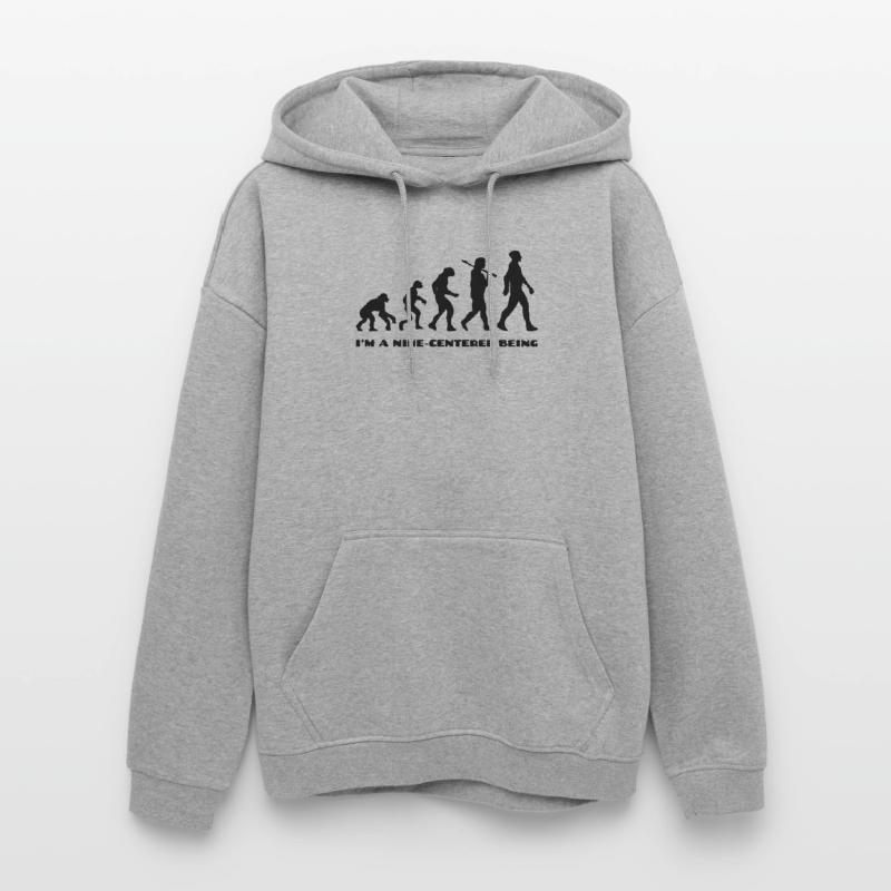 Évolution Sweat à capuche oversize unisexe