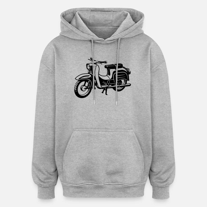Schwalbe - Oversized Unisex Hoodie - Grau meliert