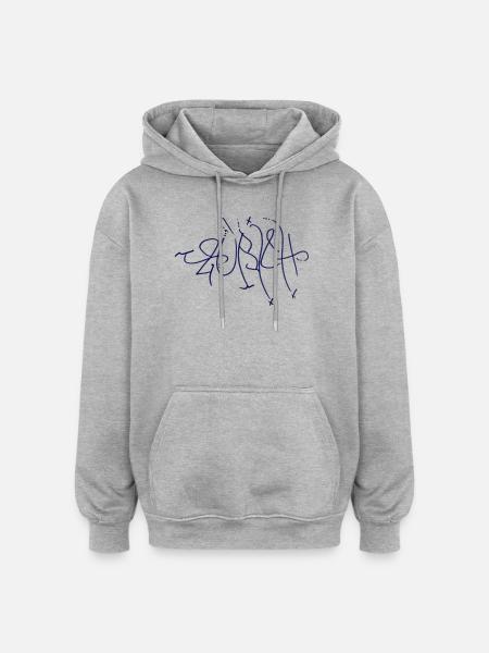 The ultimate Zurich gift - Oversized Unisex Hoodie - heather grey