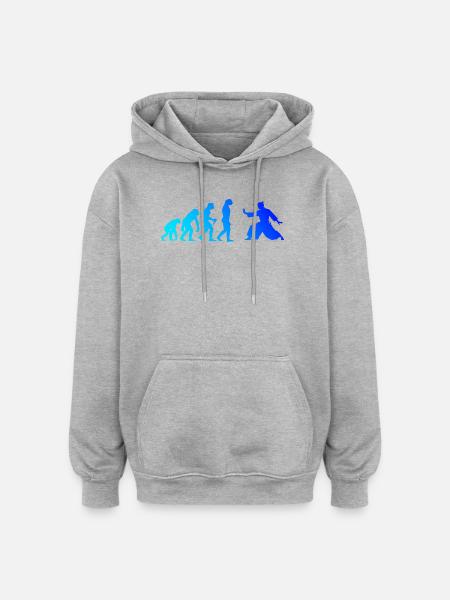 Idée cadeau d’autodéfense pour l’examen d’Aïkido - Sweat à capuche oversize unisexe - gris chiné
