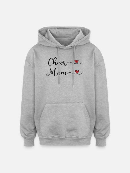 Prost Mama - Oversized Unisex Hoodie - Grau meliert