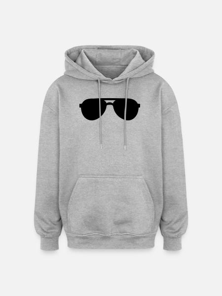 Sunglasses - Oversized Unisex Hoodie - heather grey