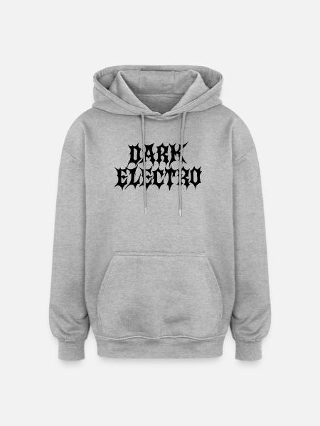 Dark Electro - Oversized Unisex Hoodie - heather grey