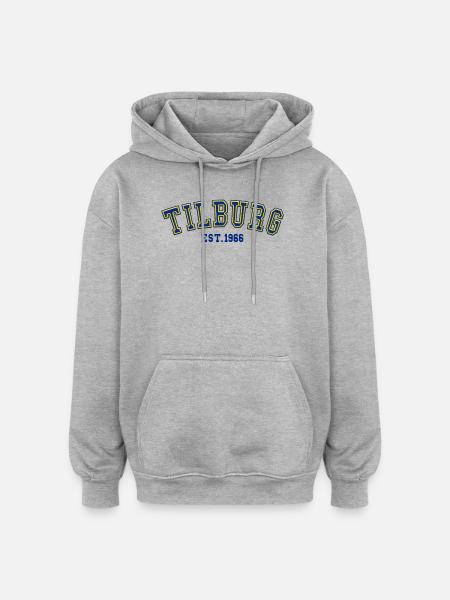 Tilburg gegründet 1966 - Oversized Unisex Hoodie - Grau meliert