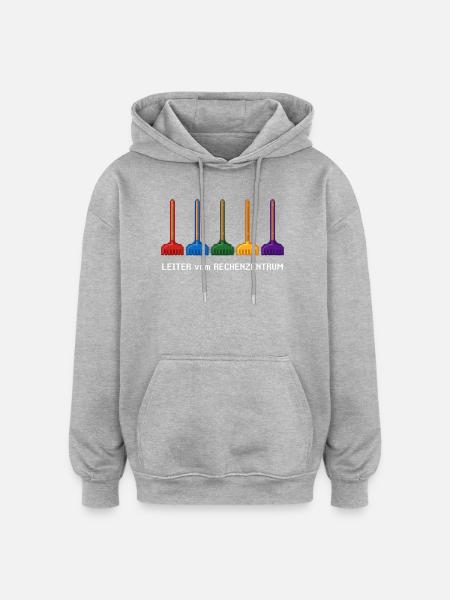 Rechenzentrum Gärtner Garten Gartenarbeit - Oversized Unisex Hoodie - Grau meliert