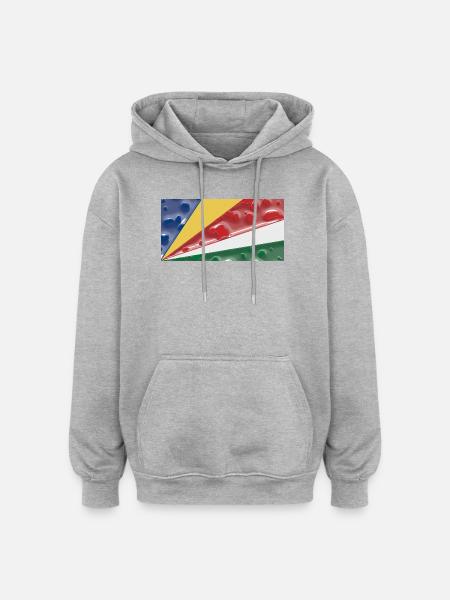 Country Seychelles - Oversized Unisex Hoodie - heather grey