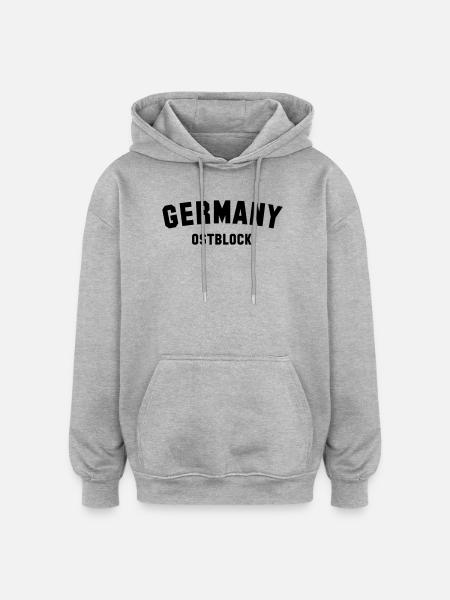 OSTBLOCK - Oversized Unisex Hoodie - heather grey