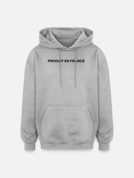 PRODUIT EN FRANCE - Oversized Unisex Hoodie - heather grey
