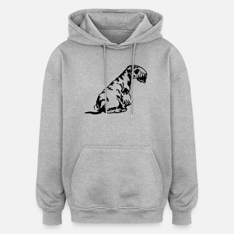 Cesky Terrier - Oversized Unisex Hoodie - heather grey