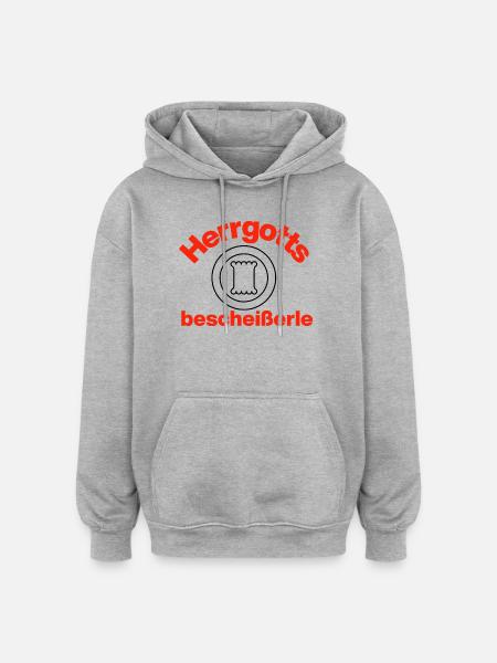 Lord's, Swabia! BaWü, Maultaschen - Oversized Unisex Hoodie - heather grey