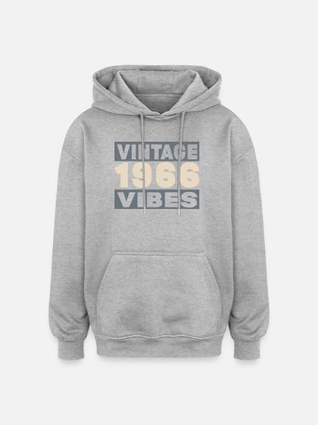 Anniversary 1966 - 60 years - Oversized Unisex Hoodie - heather grey