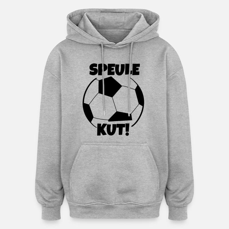 Speule Kut - Sweat à capuche oversize unisexe - gris chiné