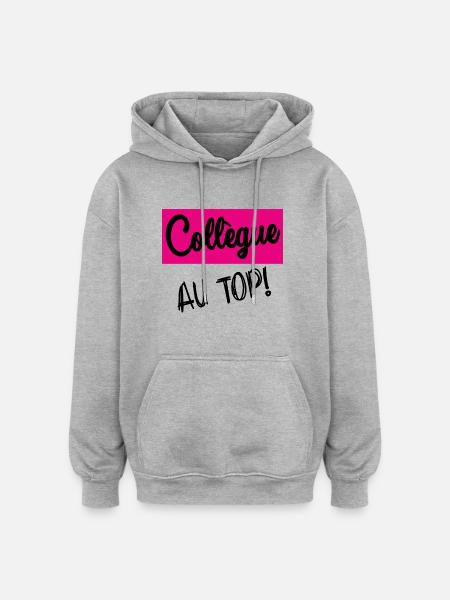 COLLEAGUE - Oversized Unisex Hoodie - heather grey