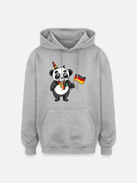 Germany Soccer World Cup - Oversized Unisex Hoodie - heather grey