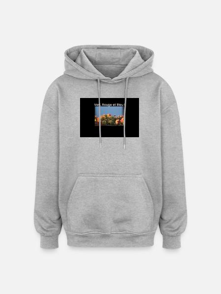 Streetwear VRB - Oversized Unisex Hoodie - heather grey