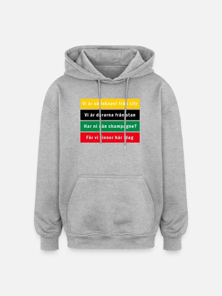 Green-black inferno Best in town - Oversized Unisex Hoodie - heather grey
