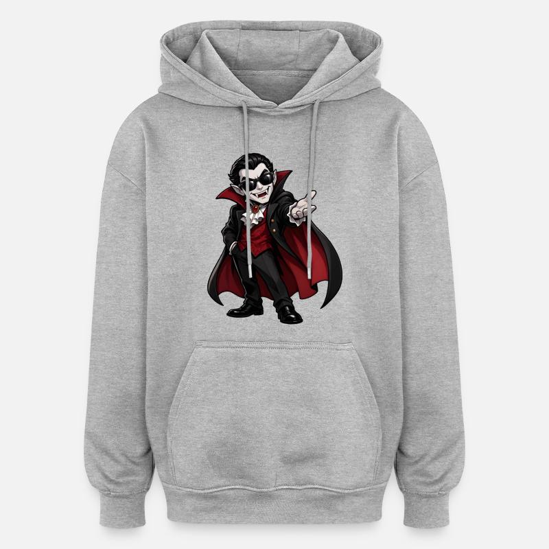 Vampire - Oversized Unisex Hoodie - heather grey
