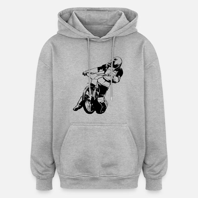Speedway Racing - Oversized Unisex Hoodie - heather grey