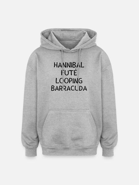 Serie, All-Risk-Agentur, Serien-Fan - Oversized Unisex Hoodie - Grau meliert