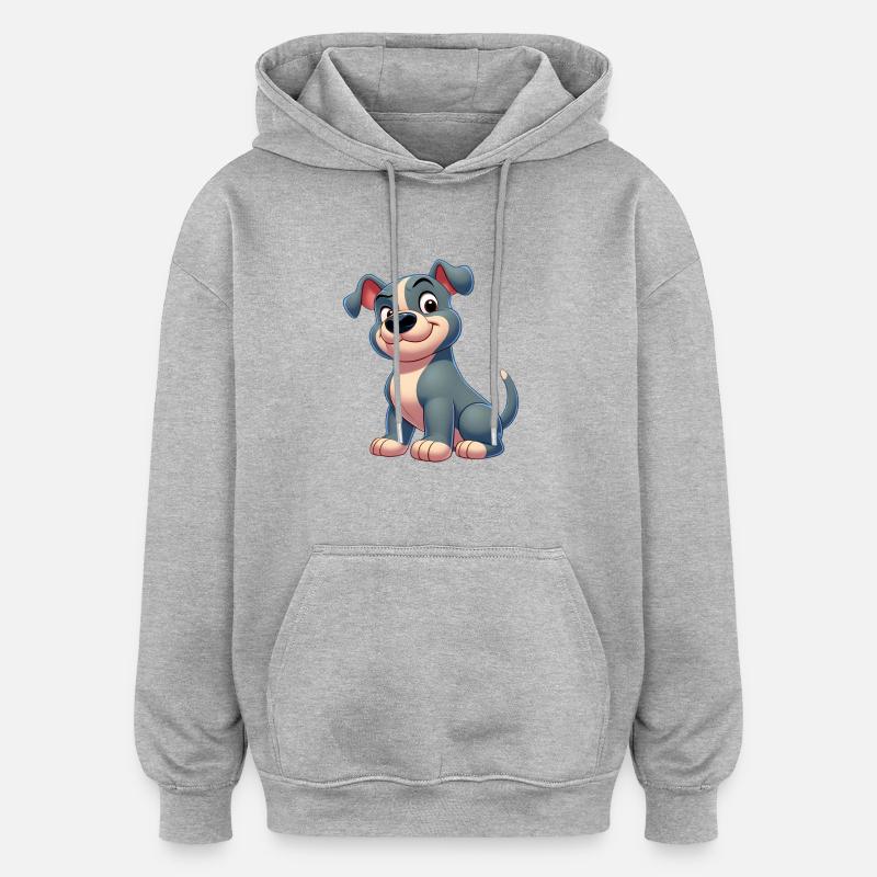 Pitbull 2 - Oversized Unisex Hoodie - heather grey