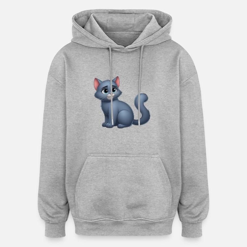 Kartäuser 16 - Oversized Unisex Hoodie - Grau meliert