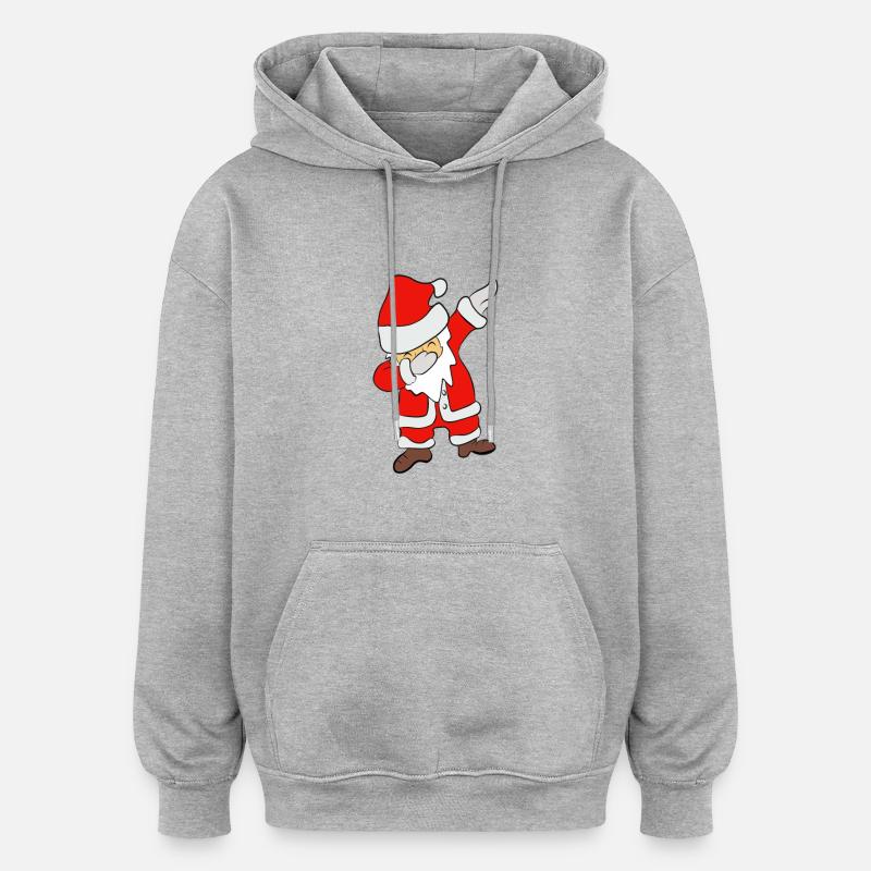 Tamponner danser nicholas - Sweat à capuche oversize unisexe - gris chiné