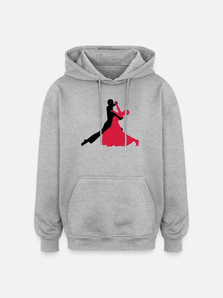 ballroom dancing - Oversized Unisex Hoodie - heather grey