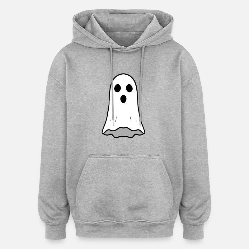 Geist - Sweat à capuche oversize unisexe - gris chiné