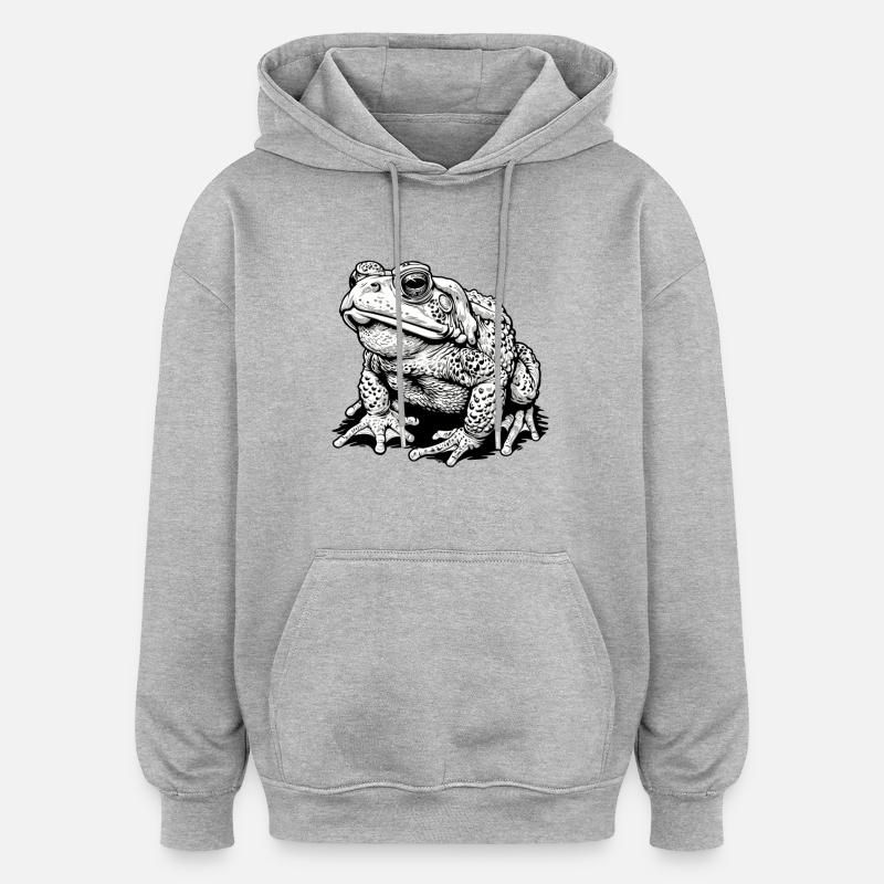 Toad Toads Toad - Oversized Unisex Hoodie - heather grey