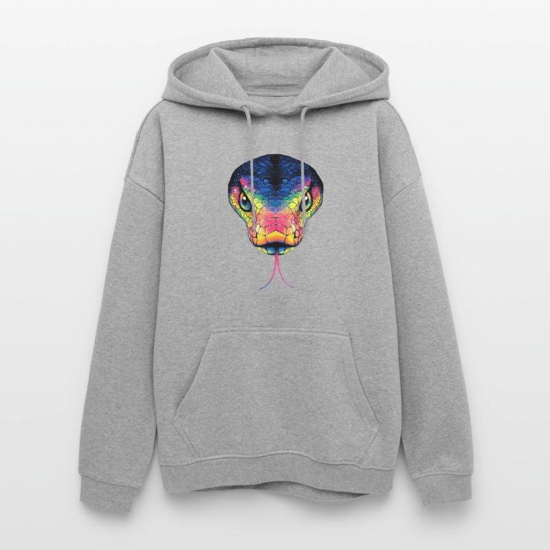 Schlange Python Kobra Mamba Klapperschlange Snake Oversized Unisex Hoodie