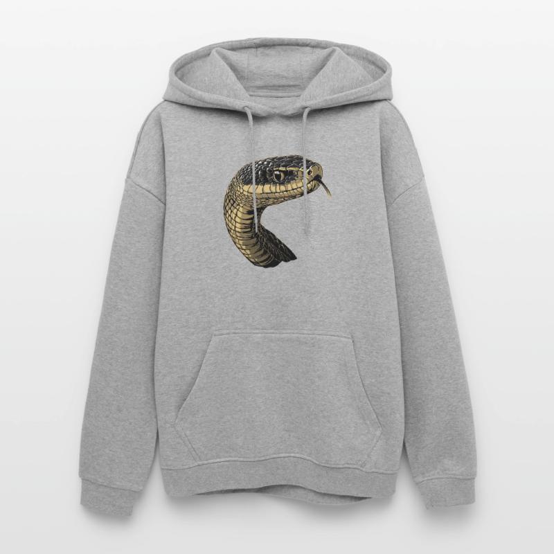 Serpent Python Cobra Mamba Serpent à sonnettes Serpent Sweat à capuche oversize unisexe
