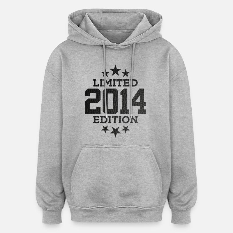 ÉDITION LIMITÉE 2014 12E ANNIVERSAIRE - Sweat à capuche oversize unisexe - gris chiné