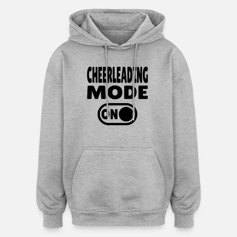 Mode cheerleading activé - Cheerleaders - Sweat à capuche oversize unisexe - gris chiné