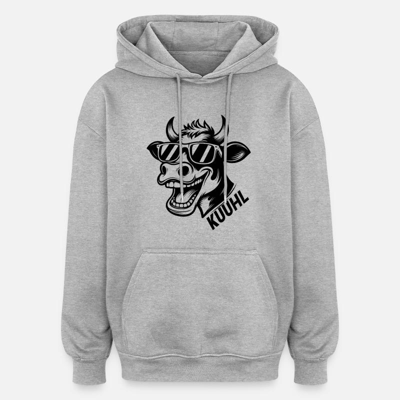 Kuhl - Sweat à capuche oversize unisexe - gris chiné