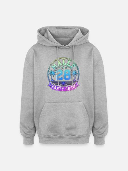 Malle 2028 - Oversized Unisex Hoodie - heather grey
