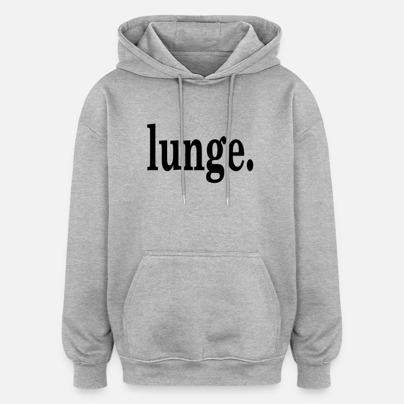 fendant. - Sweat à capuche oversize unisexe - gris chiné
