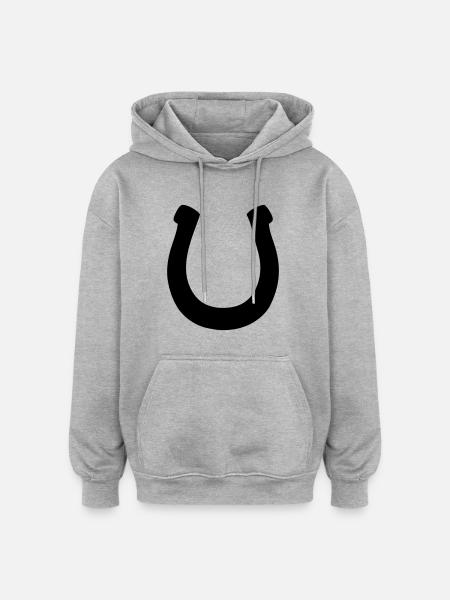 Hooves - Oversized Unisex Hoodie - heather grey