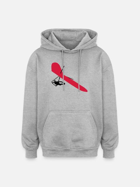 drachenflieger - Oversized Unisex Hoodie - heather grey